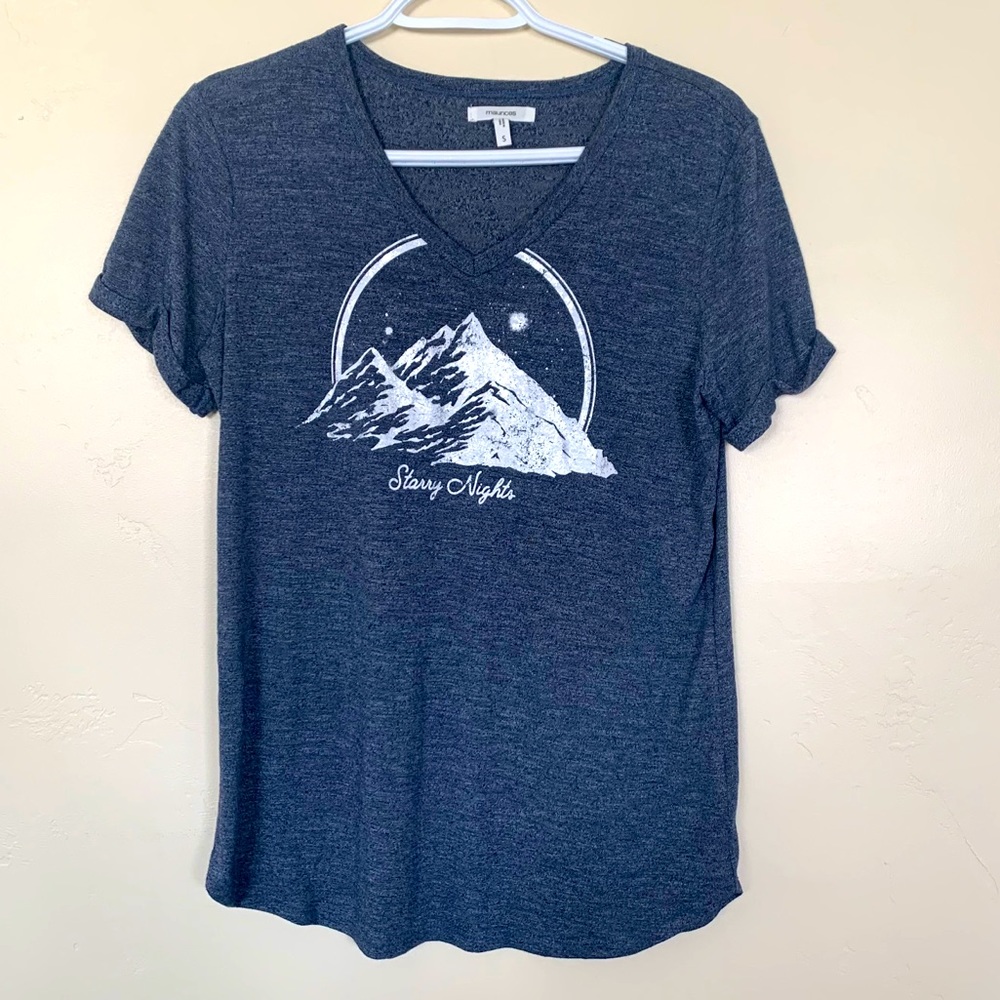 NEW NEVER WORN. 24/7 blue tee